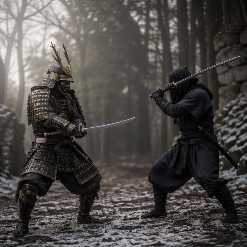 Souboj legend: Samurajové vs. Ninja