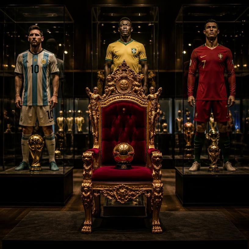 Kdo ovládne fotbalový trůn? Messi, Ronaldo nebo Pelé?