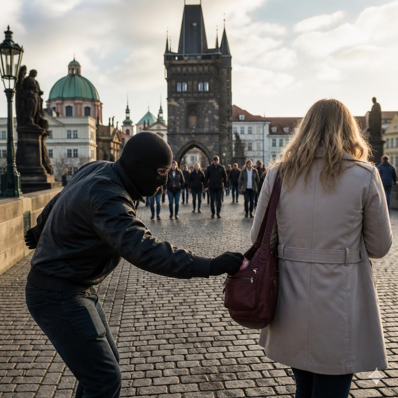 Zločin a podvod: Běžný den v Praze