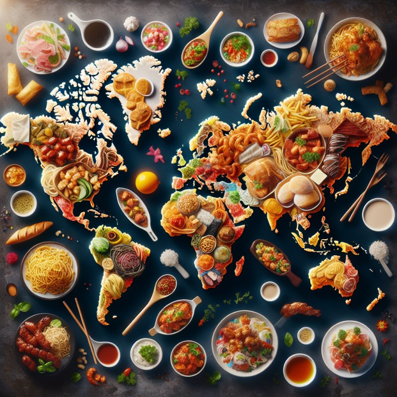 Objevování kulinárních kořenů: Odkud pochází slavná jídla světa