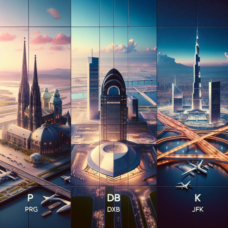 Poznej cílovou destinaci podle letištní zkratky