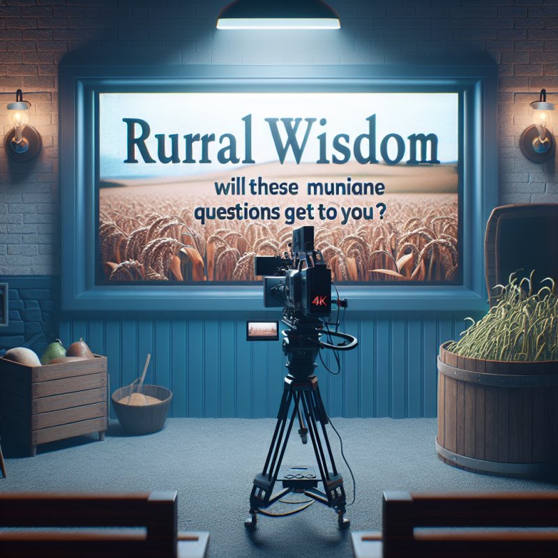 Selský rozum: Dostanou tě tyto banální otázky?